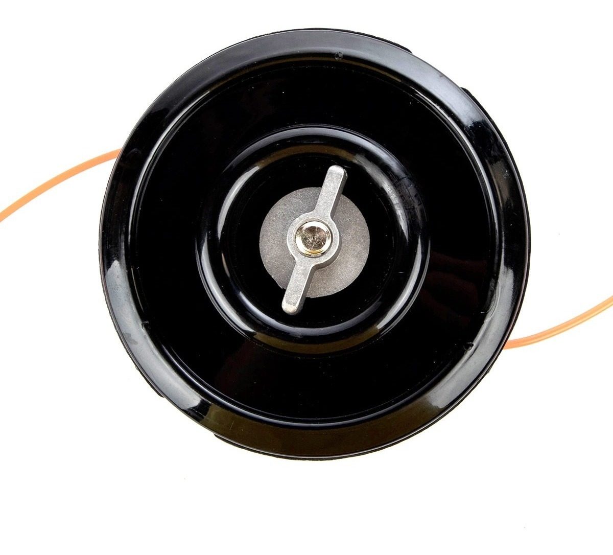 Carretel Porta Tanza 2,4mm Manual P/desmalezadora Universal Negro - 1