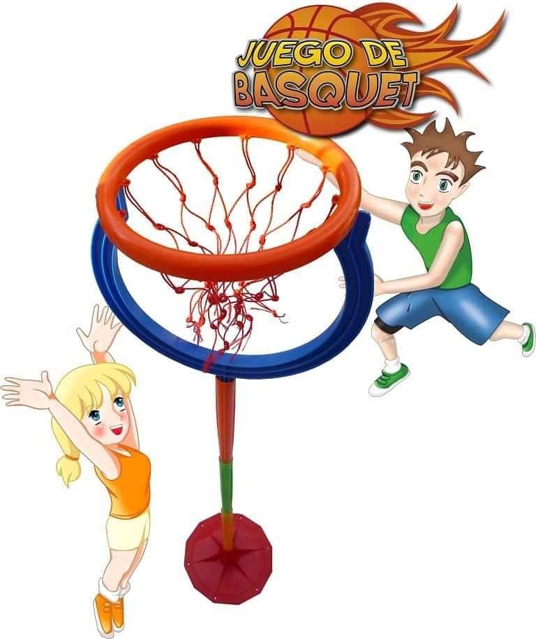 Aro Basquet Regulable En Altura Pelota Bolsa Facil Armado