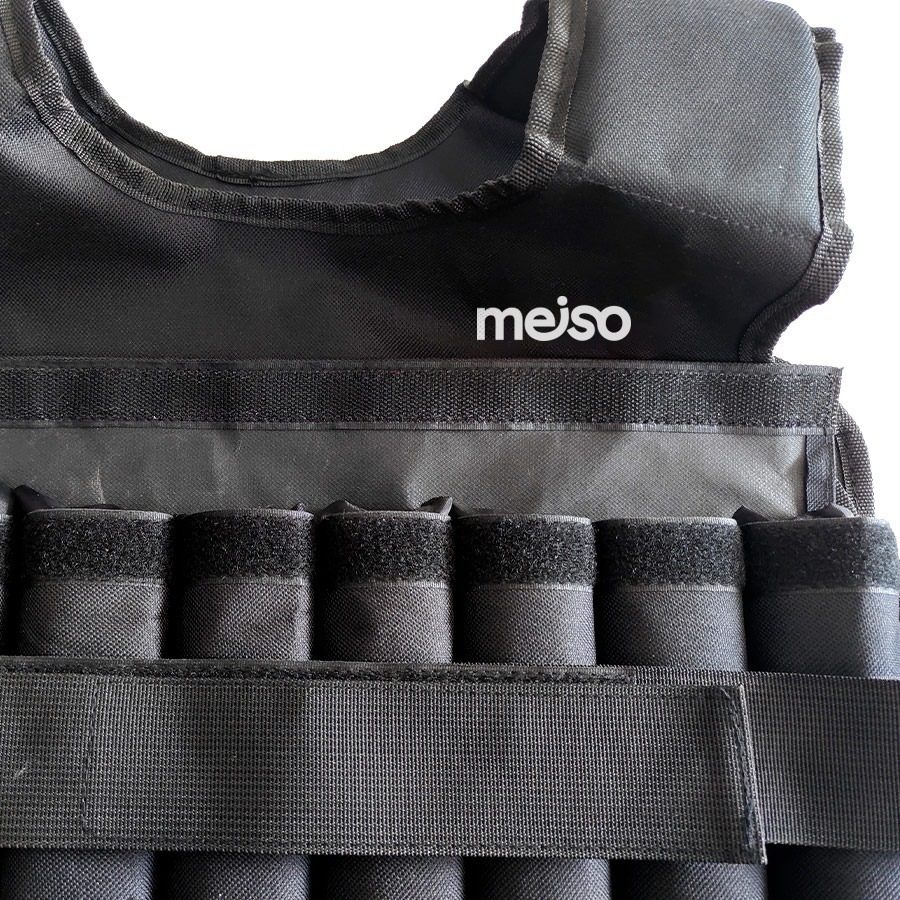 Chaleco Con Peso 10kg Regulable Entrenamiento 42×50cm  Negro - 3