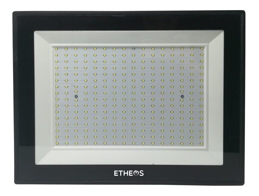 Reflector Led 200w Ip65 Fría 386×350×43,5mm 35000h  - Negro