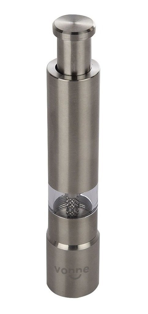 Molinillo De Pimienta Piston Acero Inoxidable 304  2,7×15cm