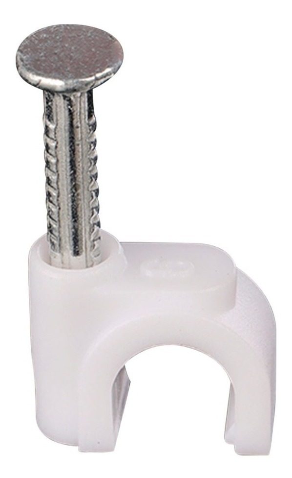 Grampa Sujeta Cable N°6 P/cable Coaxial Diám Interior 6mm