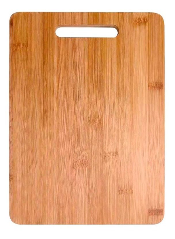 Set De 3 Tablas Madera De Bambú Chica, Mediana Y Grande Ccn094 Marrón - 3