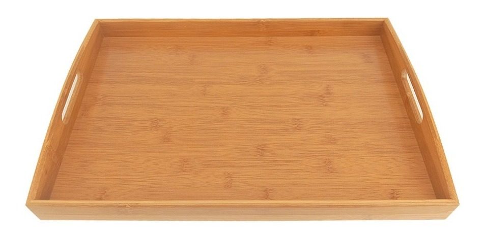Set De 3 Bandejas De Bambú 46× 31 ×5,5 Peso: 2,8 Kg