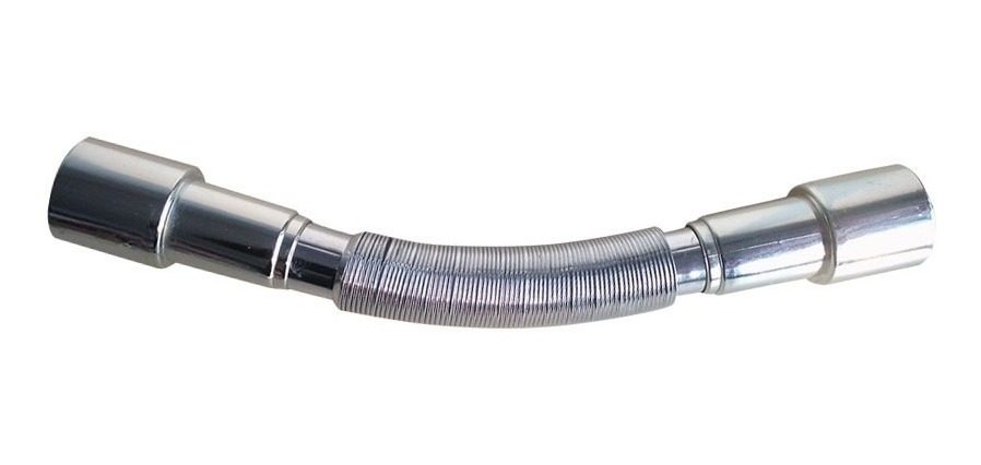Descarga Flexible Metalizada P/pileta Polipropileno  Cromo