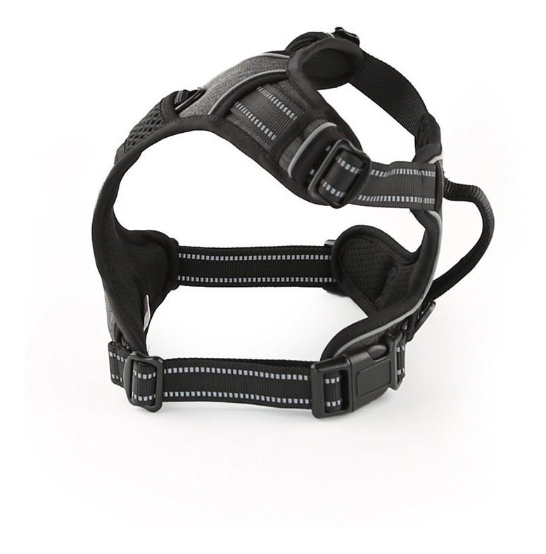 Arnés P/perro M Circunf Pecho 35-57cm Cuello 35-50cm  Negro - 2