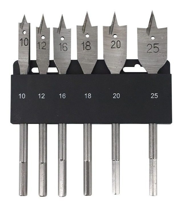 Set Brocas  Pala Diametro Corte (mm): 10-12-16-18-20-25