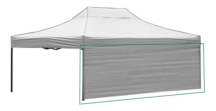 Pared Blanca Para Gazebo De 4,5 M Blanco