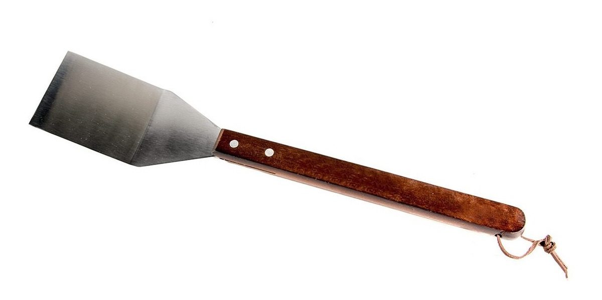 Espátula P/parrilla Mango Madera 40 Cm Madera De Hevea Marrón
