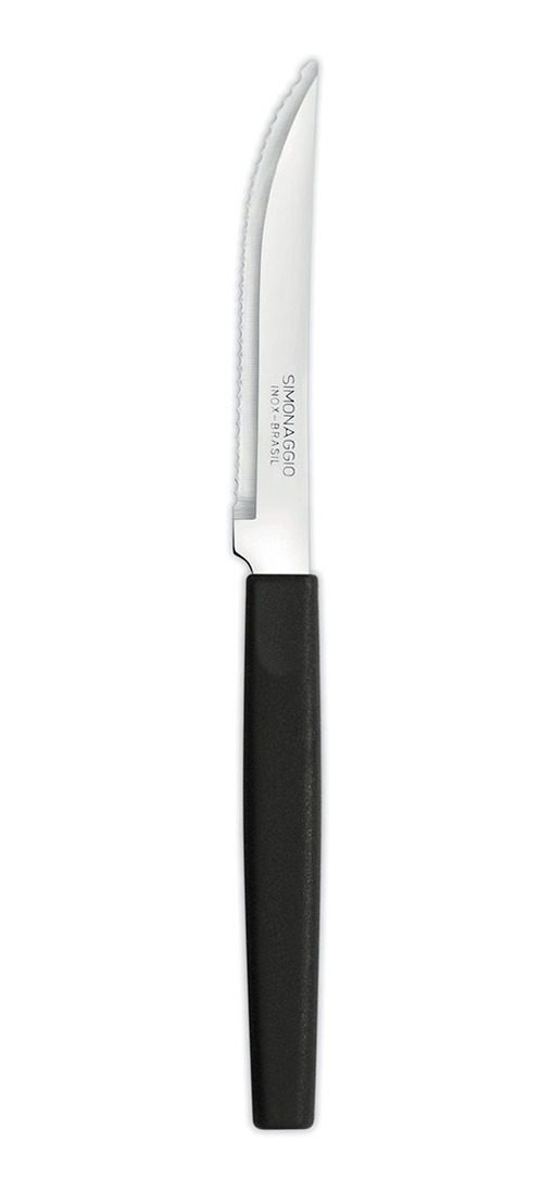 Set De 3 Cuchillos Mango Plástico Negro Belize Negro - 1