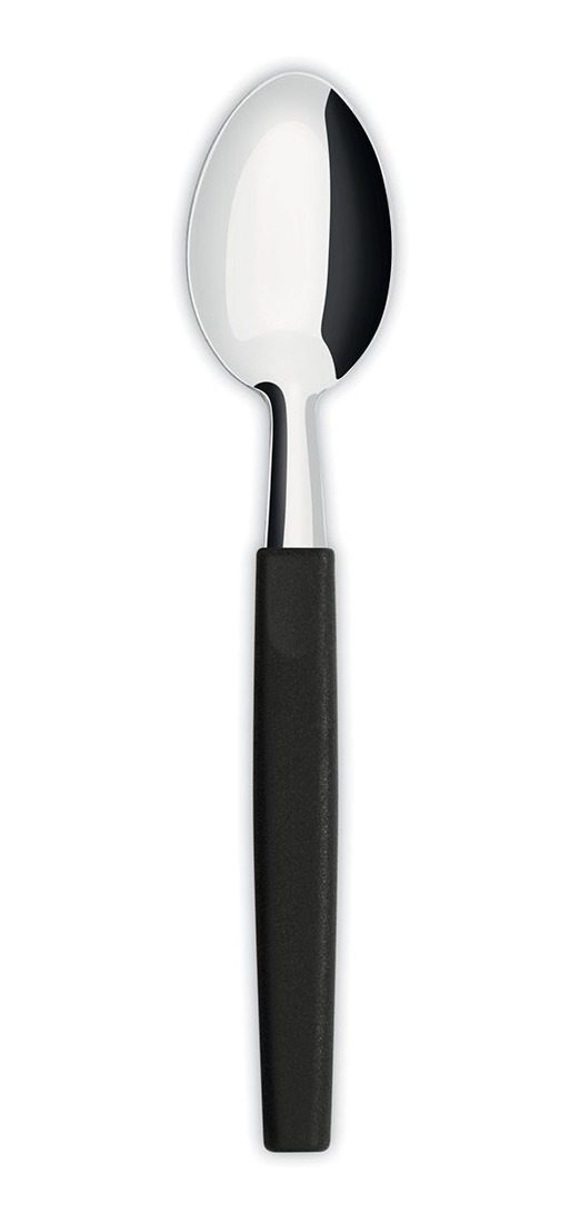 Set De 3 Cucharas Mango Plástico Negro Belize - 1
