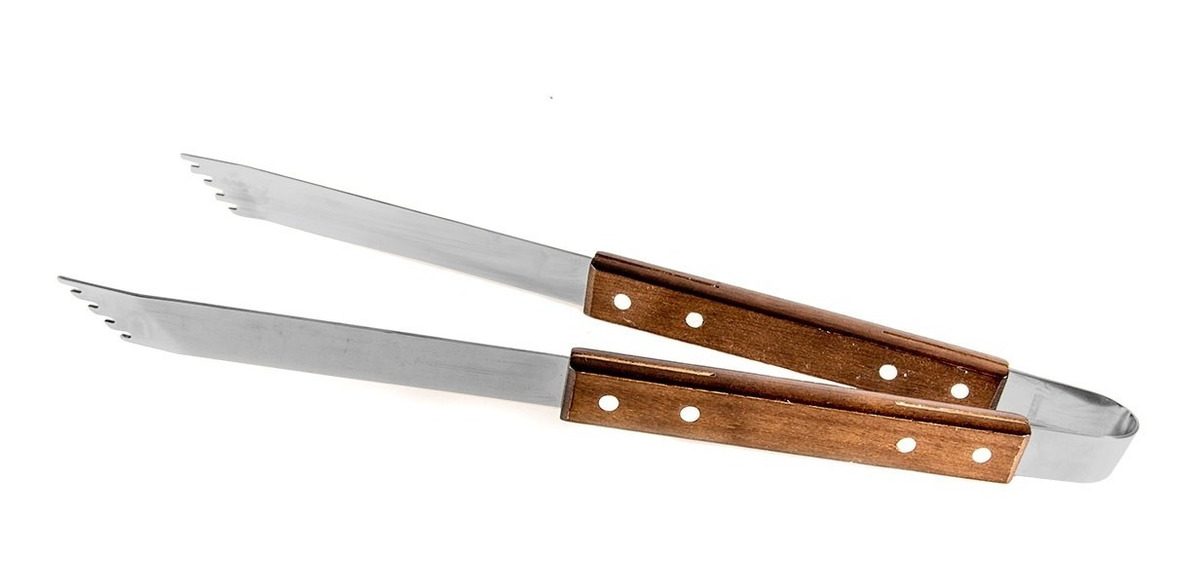 Pinza P/parrilla Mango Madera 40 Cm Madera Hevea