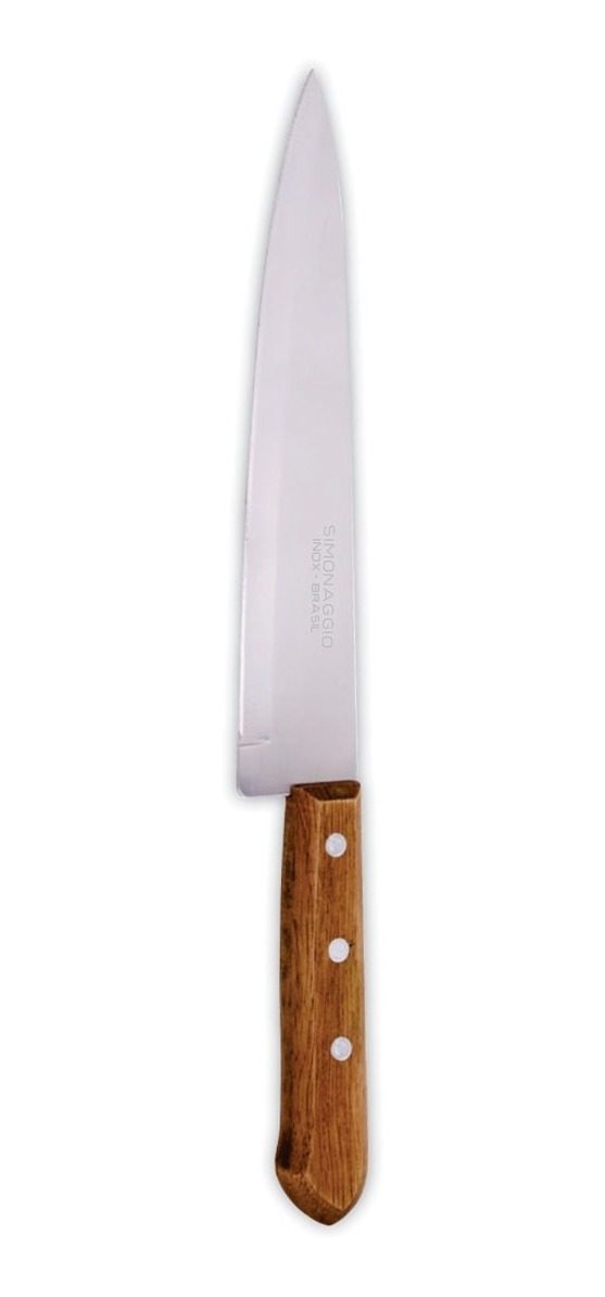 Cuchillo Universal 8  Mango Madera De Guayubira Marrón