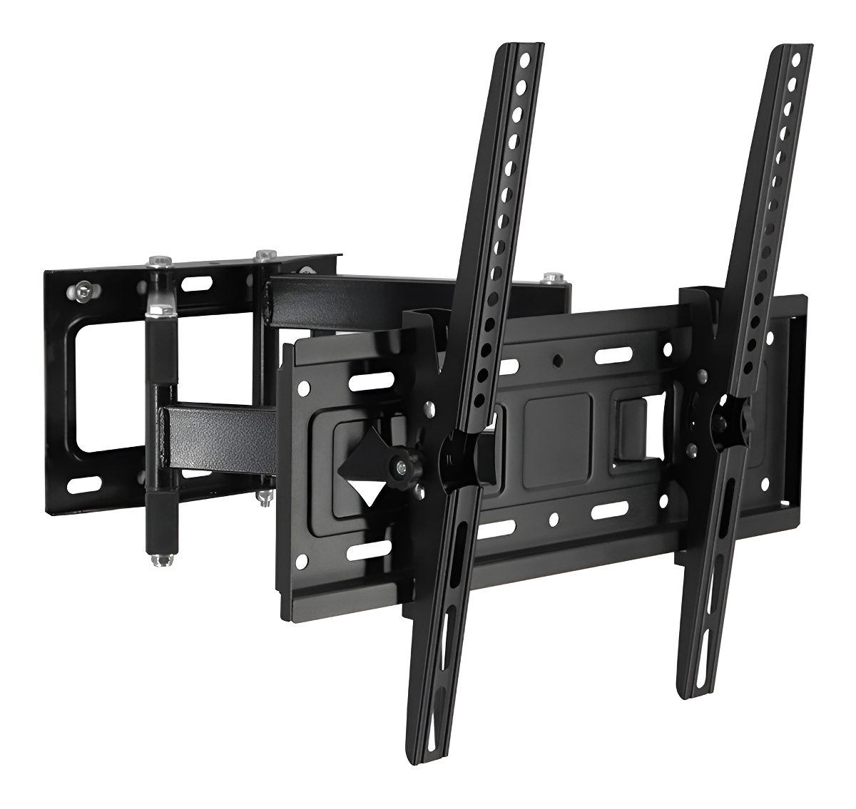 Soporte Tv Movil Doble Brazo Con Inclinación Hasta 65 Vonne Color Negro