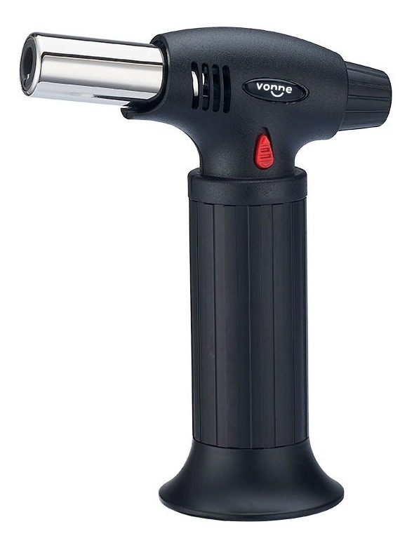 Soplete Flambeador Gastronómico Flama Ajustable Tºmax:1300°c Negro