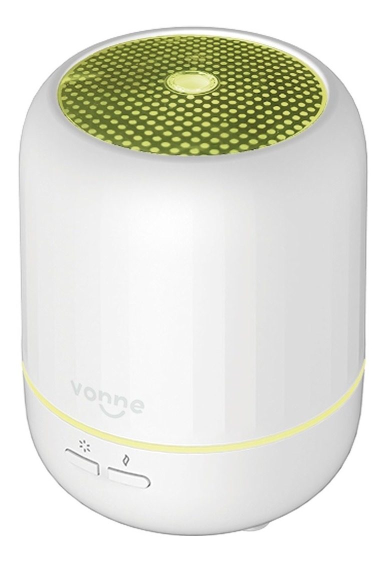 Humidificador Ultrasónico Y Difusor Aromático Portátil Blanco - 2