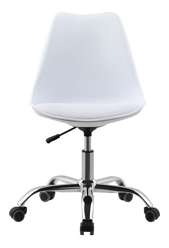 Silla Tulip Oficina Blanco, Sistema A Gas Peso Máx 150kg Blanco - 2