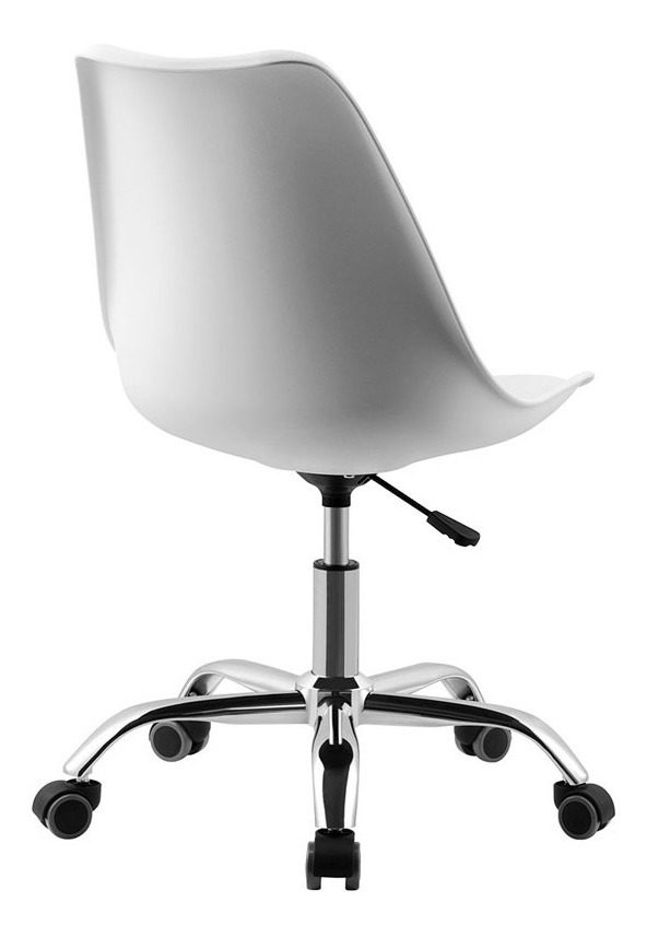 Silla Tulip Oficina Blanco, Sistema A Gas Peso Máx 150kg Blanco - 3