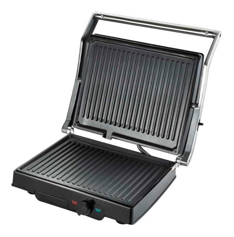 Parrilla Eléctrica Multi Grill C/depósito Para Grasa, 1800w Gris - 1