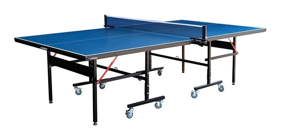 Mesa Ping-pong Plegable F10, Incluye Red De Tejido Poliester Azul