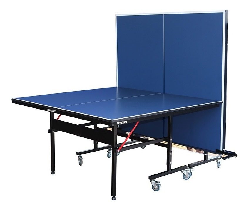 Mesa Ping-pong Plegable F10, Incluye Red De Tejido Poliester Azul - 2
