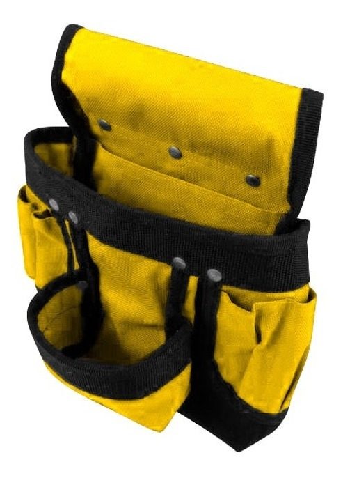 Bolso Porta Herramientas Para Cinturón 23×27cm Peso Max 8kg Amarillo - 2