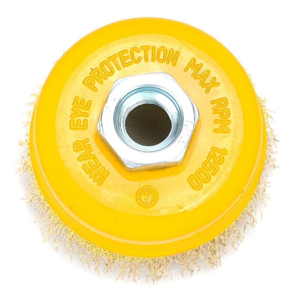 Cepillo De Copa De Alambre Rizado 3  Para Amoladora 12500rpm - 2