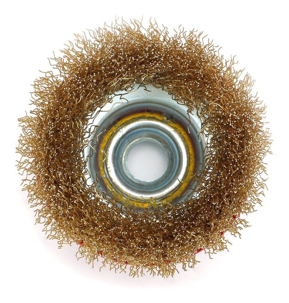 Cepillo De Copa De Alambre Rizado 3  Para Amoladora 12500rpm - 4