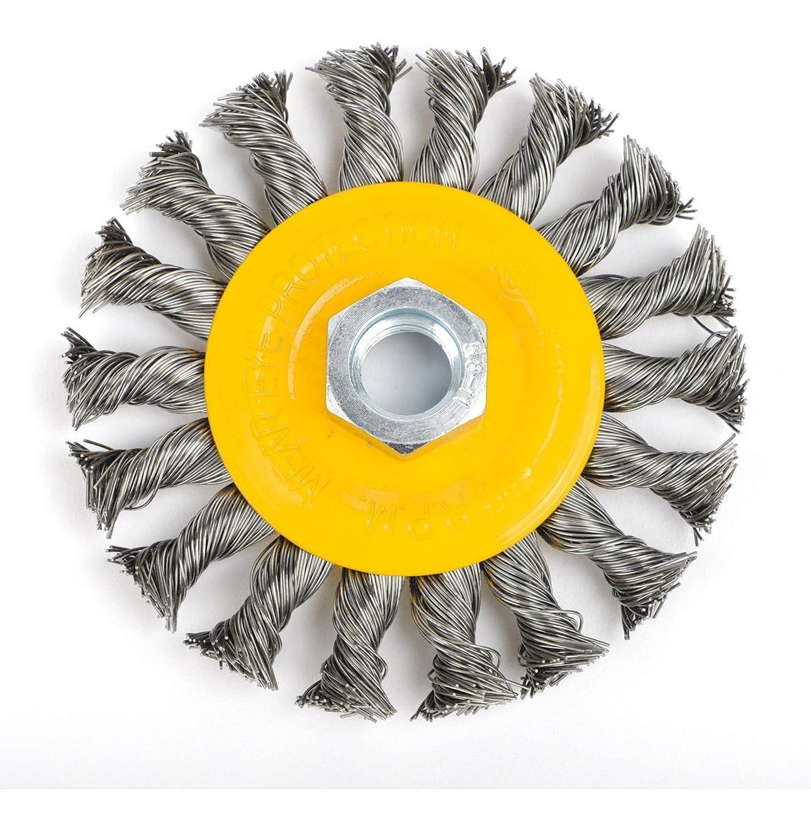 Cepillo De Alambre Trenzado 4  Para Amoladora  12500 Rpm - 3