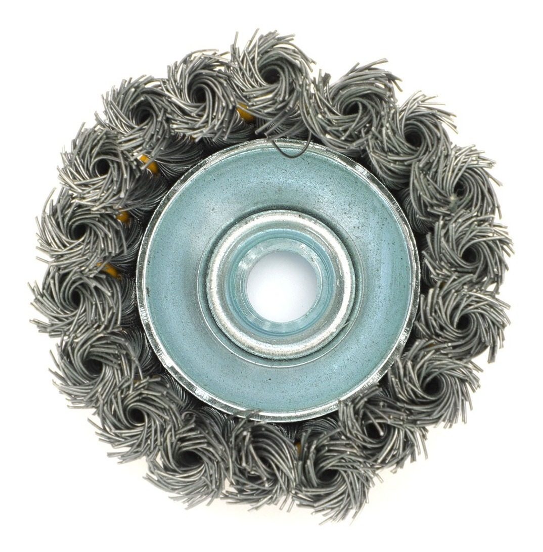 Cepillo Copa De Alambre Trenzado 3  Para Amoladora 12500rpm  - 1