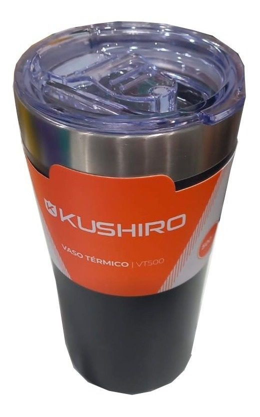 Vaso Térmico 500 Ml Doble Pared Acero Inoxidable Liso - 1
