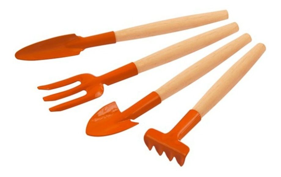 Kit De Herramientas Metálicas Para Macetas 4 Pzas Tramontina