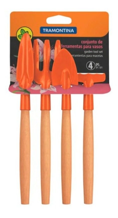 Kit De Herramientas Metálicas Para Macetas 4 Pzas Tramontina - 1