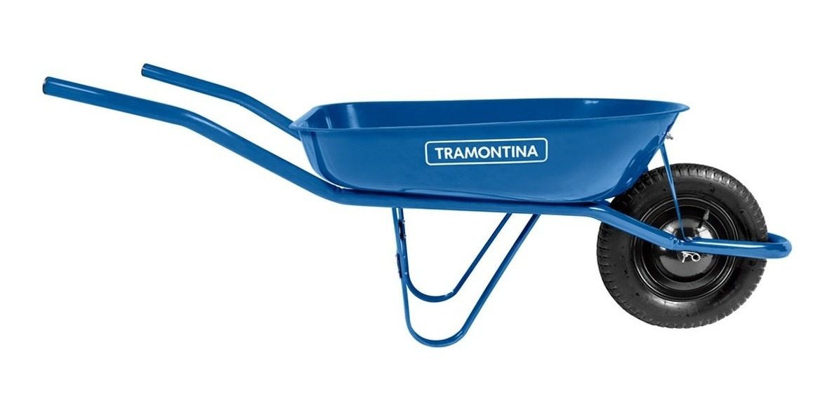 Carretilla De Mano De 50 L Rueda Neumática 0,25 / 8   - 1