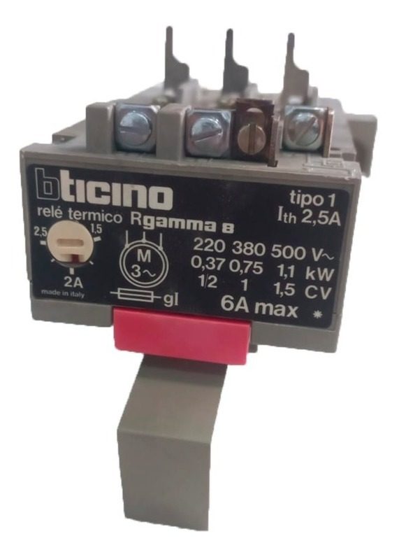 Relé Térmico Bticino Rgamma 8