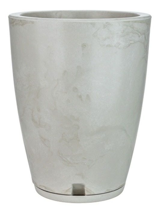Maceta Floridis Ámsterdam 29 Cm × 44 Cm Blanco Marmolado Blanco