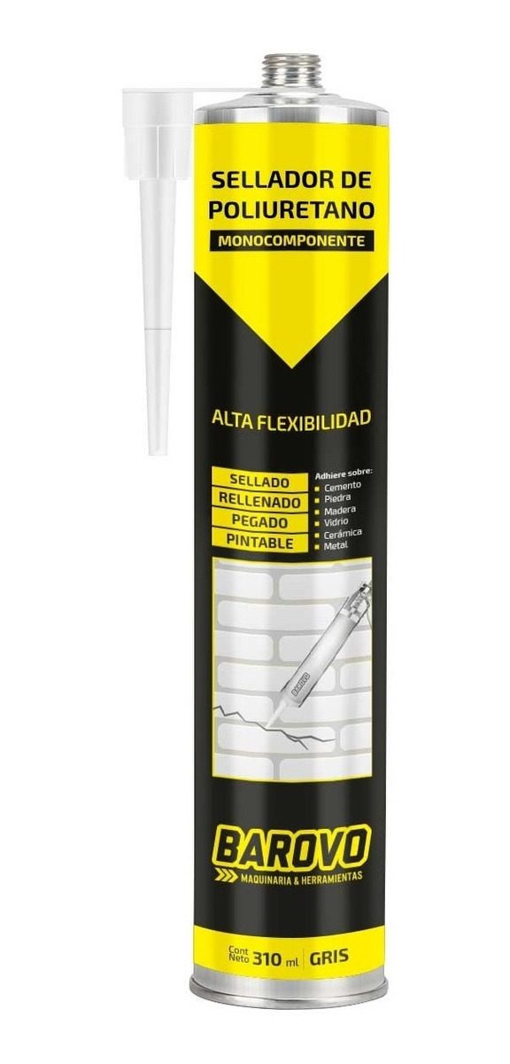 Sellador Poliuretano 310ml Apto Pistola Aplicadora Barovo