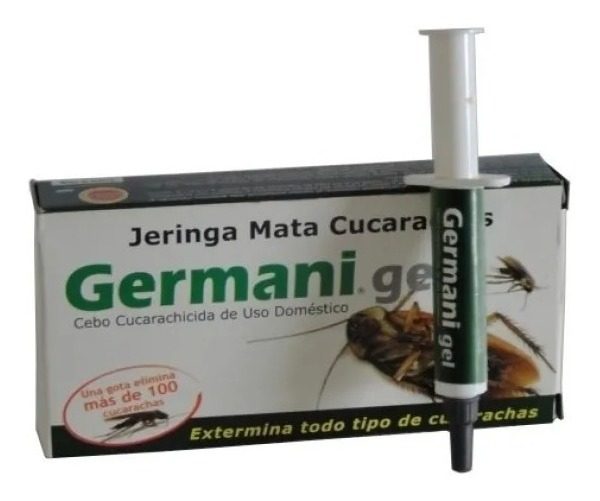 Cebo Jeringa Mata Cucarachas  Gel 5gr Germani (x 9 Unidades)