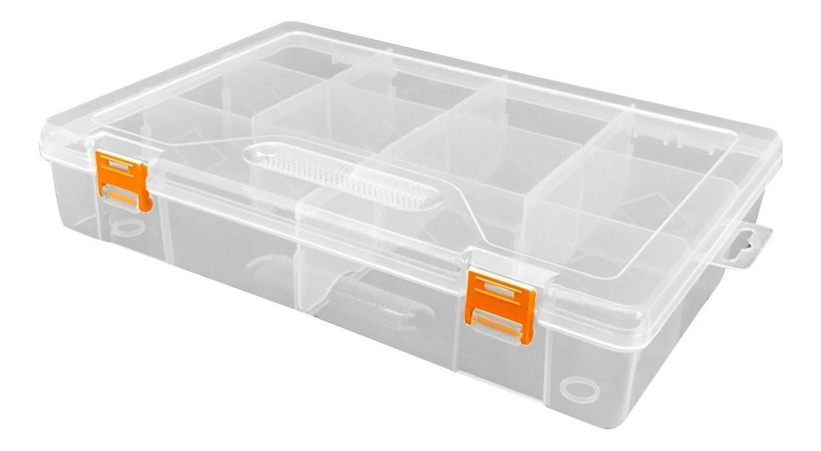 Caja Organizadora 10 Compartimientos 30 Cm Transparente