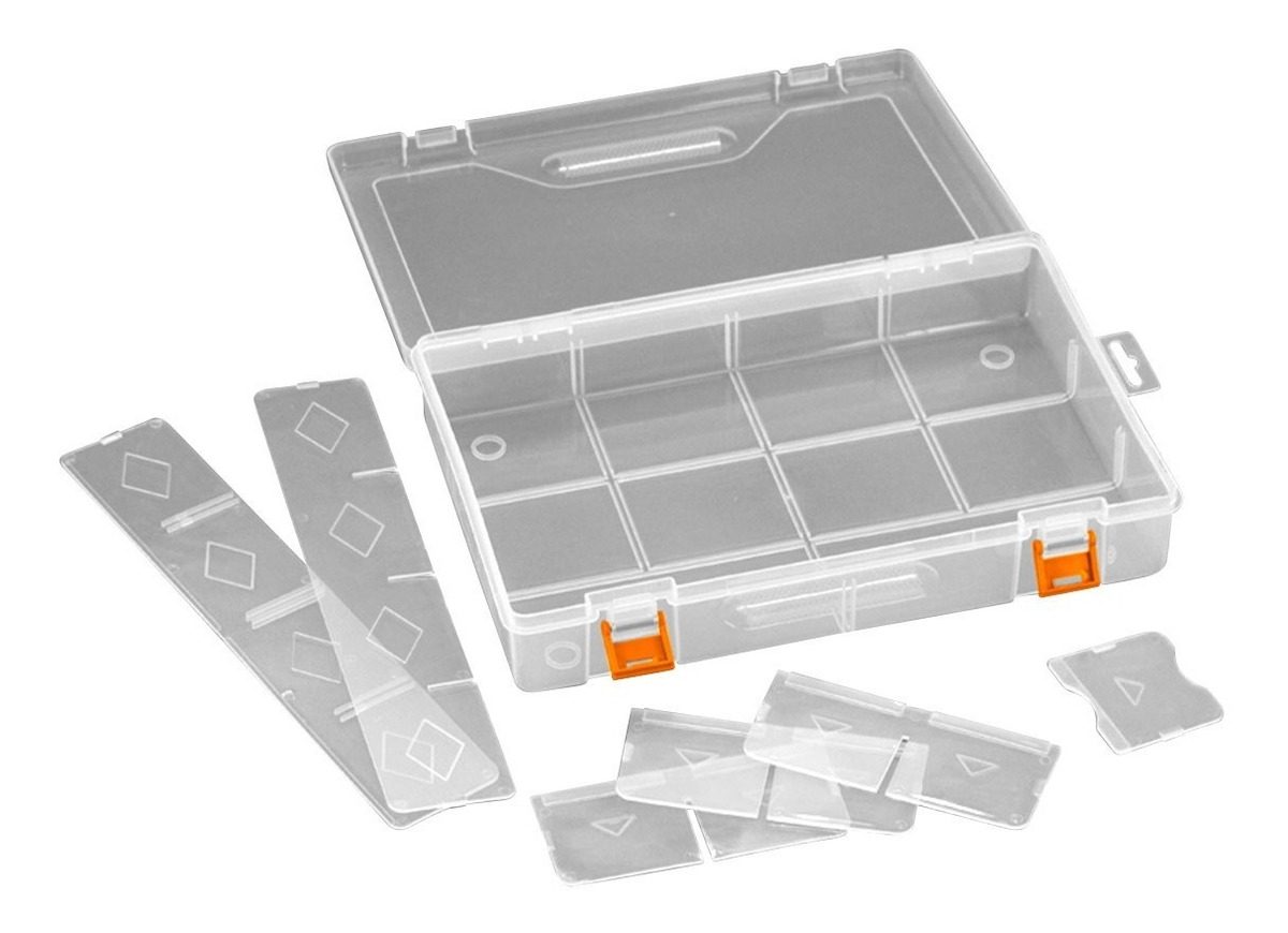 Caja Organizadora 10 Compartimientos 30 Cm Transparente - 3