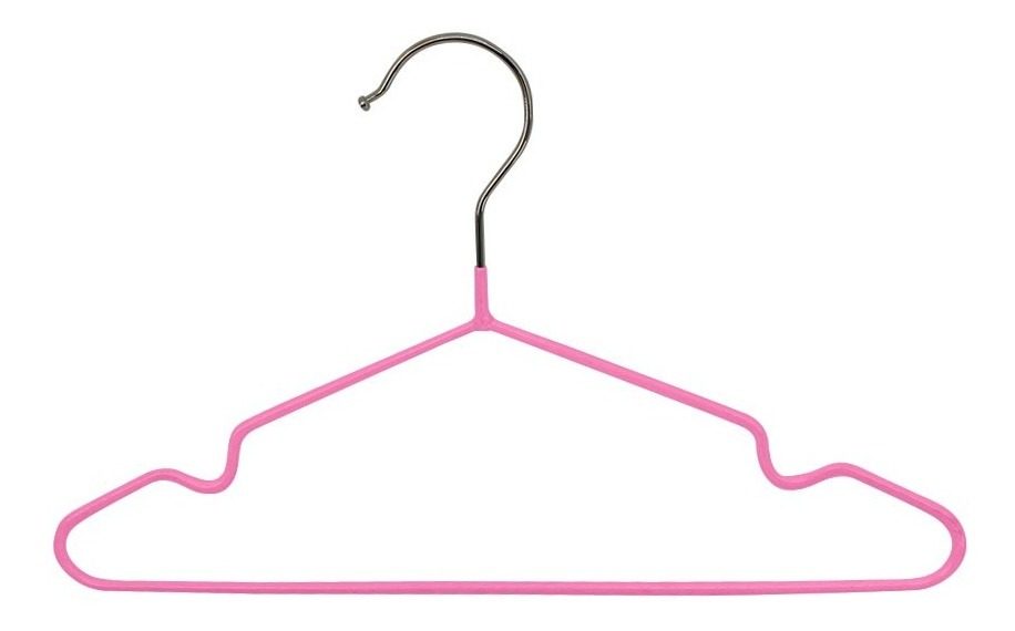 Perchas Infantiles Engomadas (color Rosa)