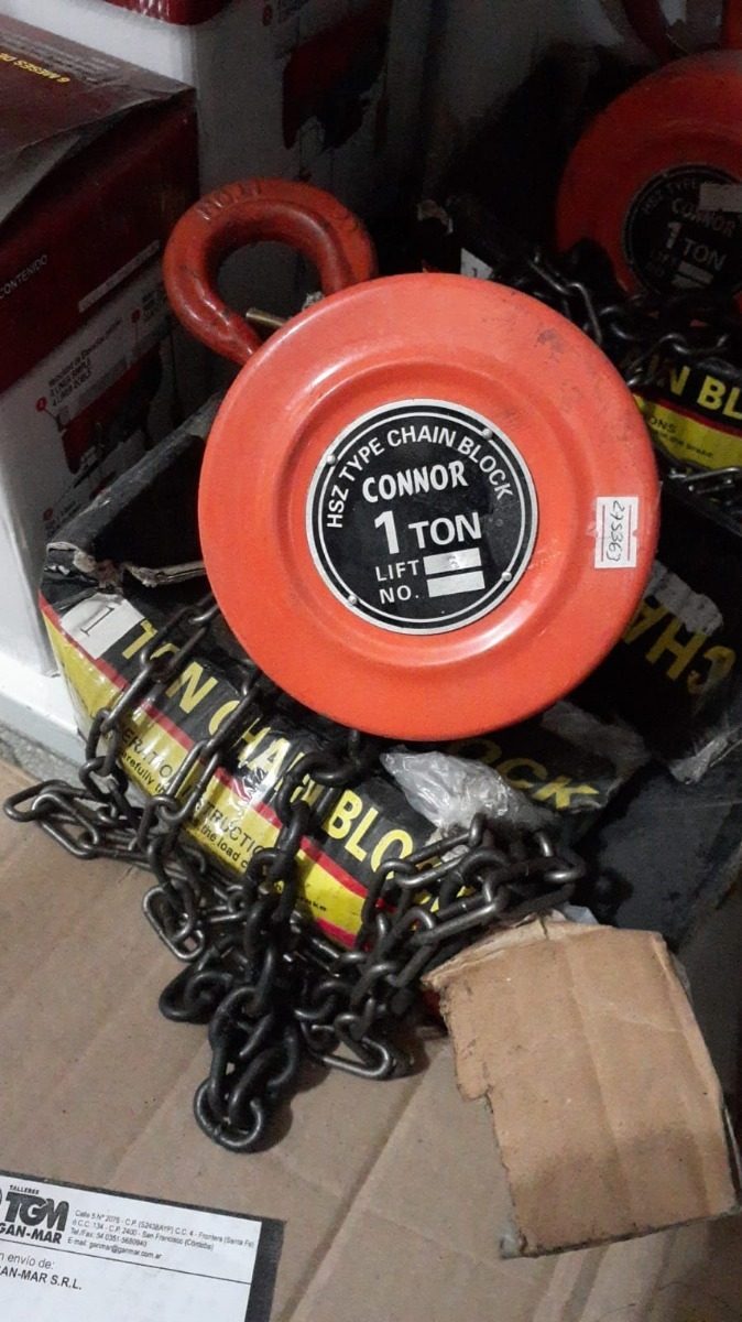Aparejo A Cadena De 1t X 6mts