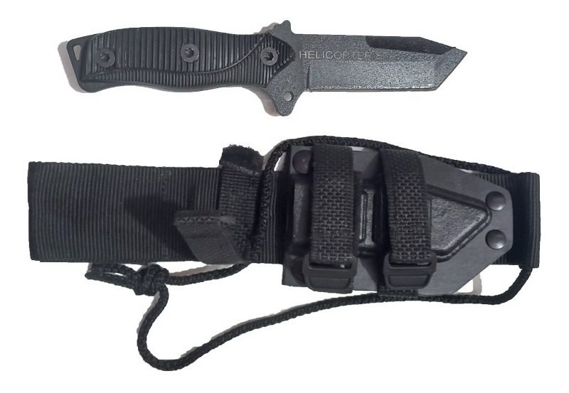 Cuchillo Yarara Helicopterista Negro