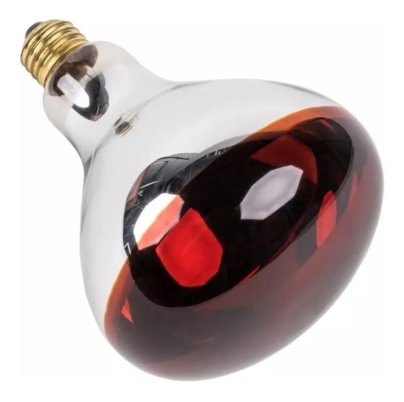 Lampara Infrarroja 250w E27 Kinesiología Calor Criaderos Color De La Luz Infrarrojo - 1