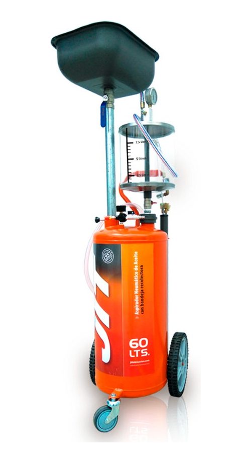 Aspirador De Aceite Con Visor Y Bandeja Recolectora 60 Lts