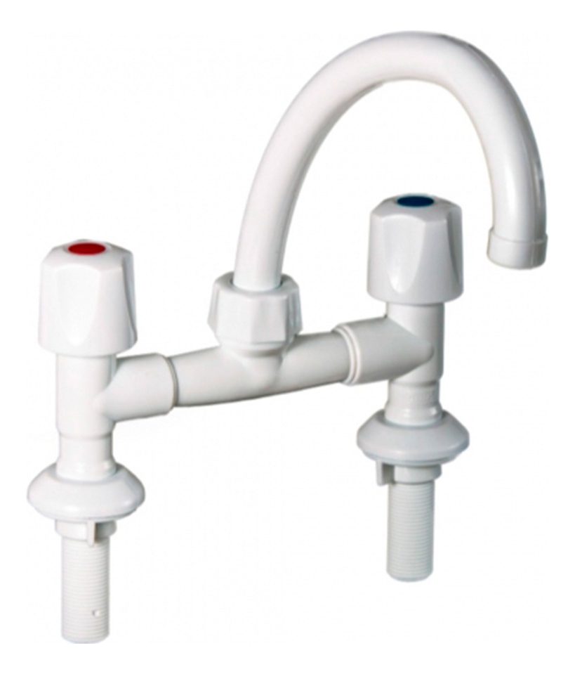 Mezcladora Mesada Bco.cue/cvo Blanco