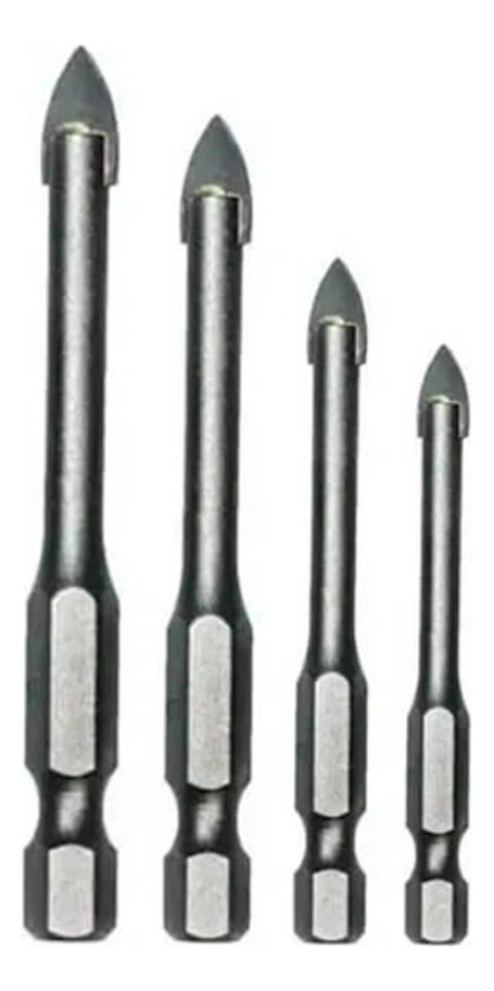 Juego Set Kit Mecha Para Vidrio X4 Ruhlmann