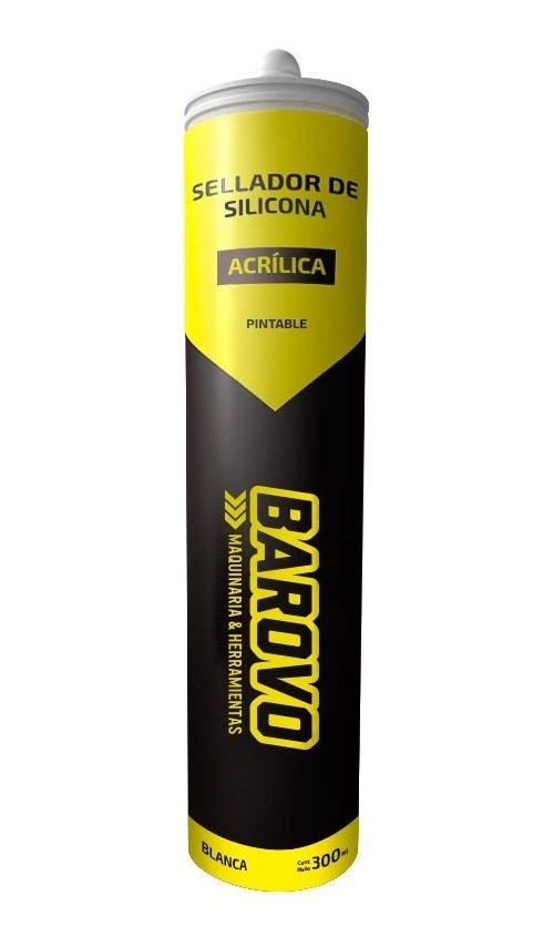 Sellador De Silicona Acrílica Blanca