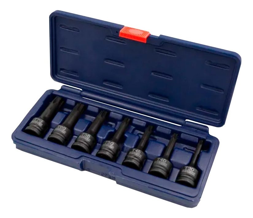 Juego Bocallaves Para Impacto Con Punta Torx [1/2 ] (7 Pzs.) Metal