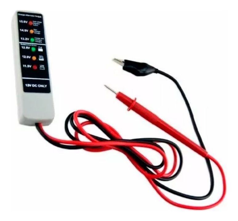 Tester Probador Voltaje De Bateria Y Alternador Ruhlmann